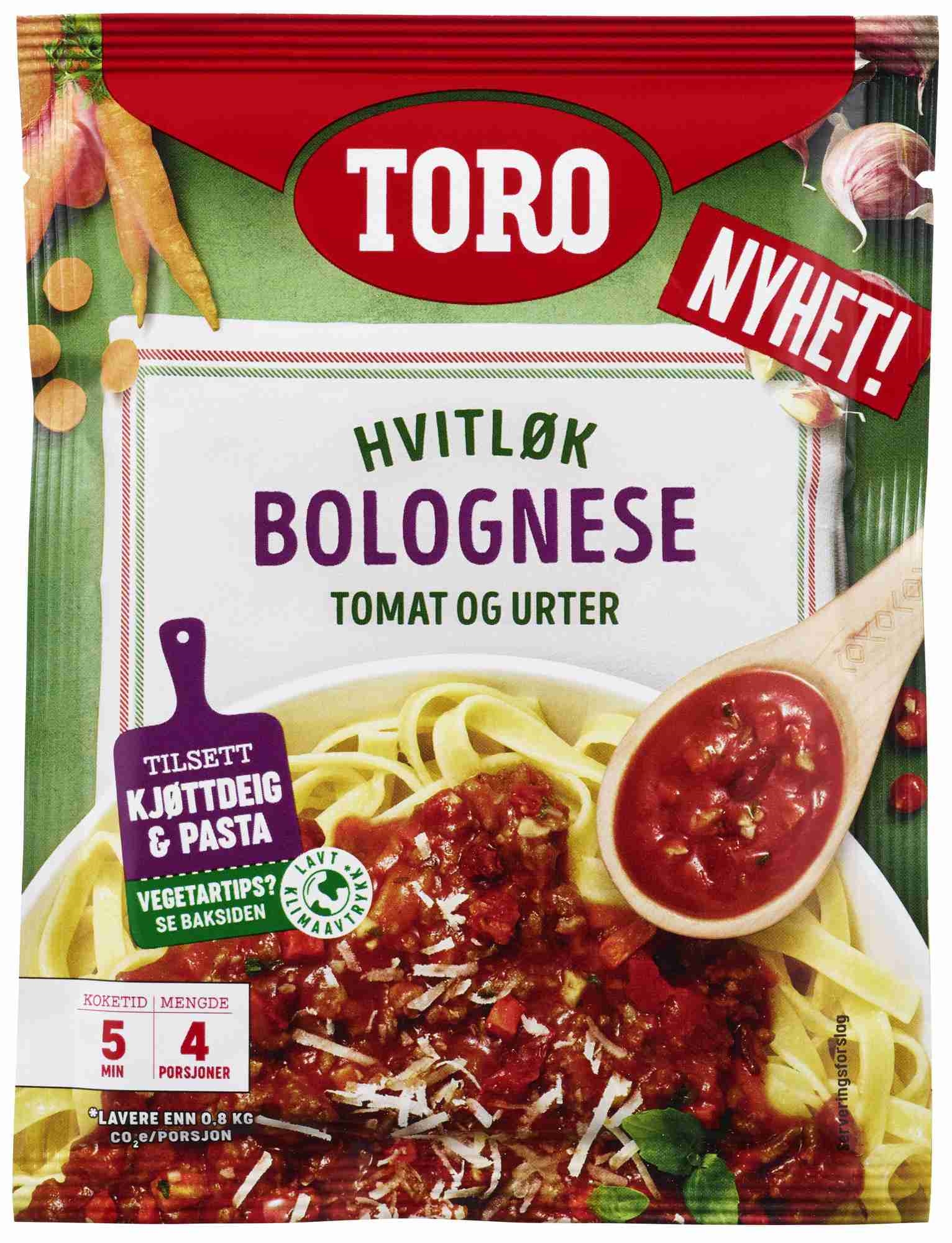 Toro saus hvitløk bolognese 74g