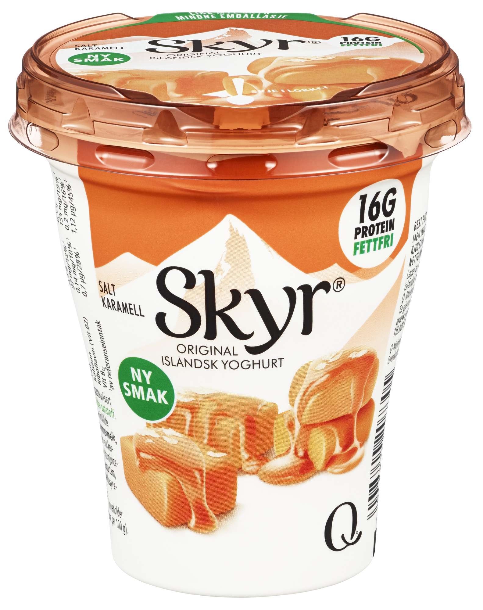 Skyr salted caramel cup    160g