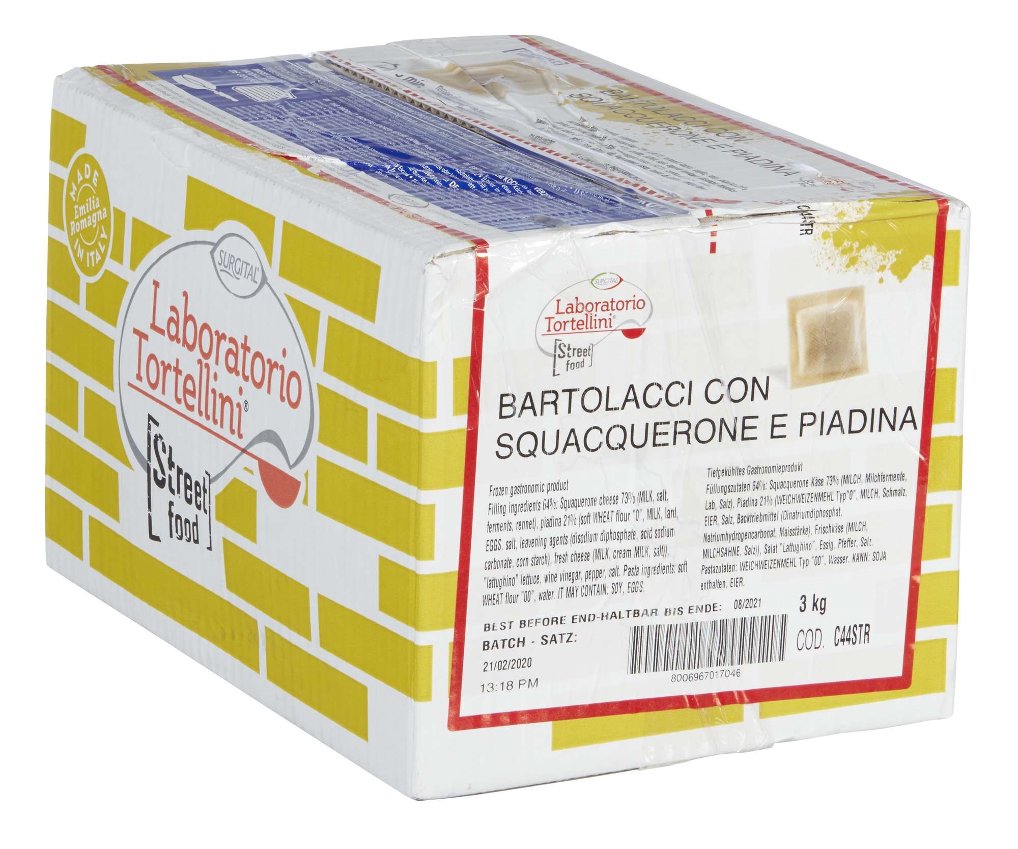 Bartolacci piadina squacquerone ost 3kg