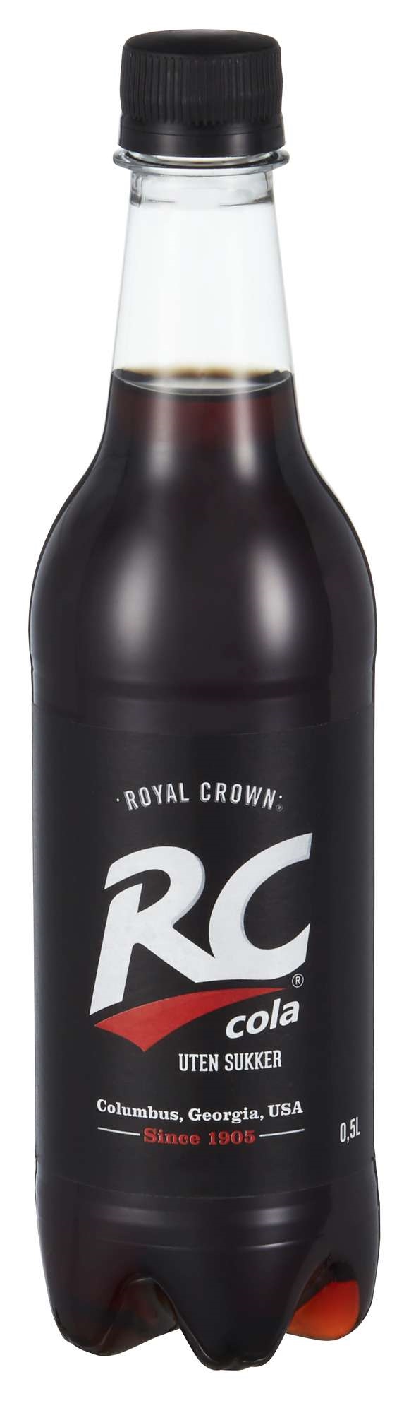 Rc cola uten sukker 24x0,5l