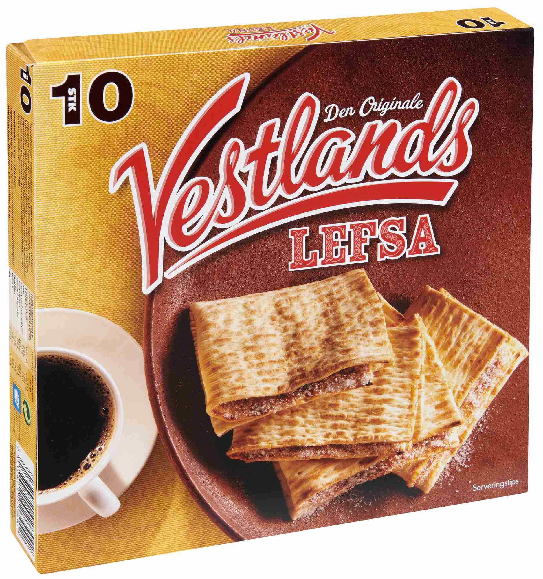 Vestlandslefsa 10stk    350g