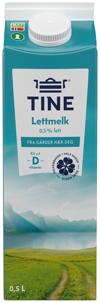 Lettmelk   0.5%  0,5l
