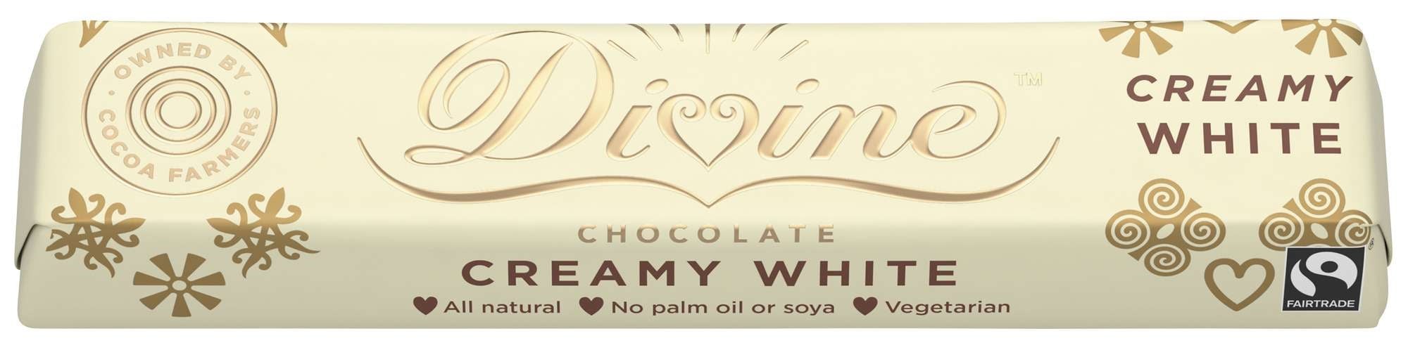 Divine fairtrade white chocolate    35g