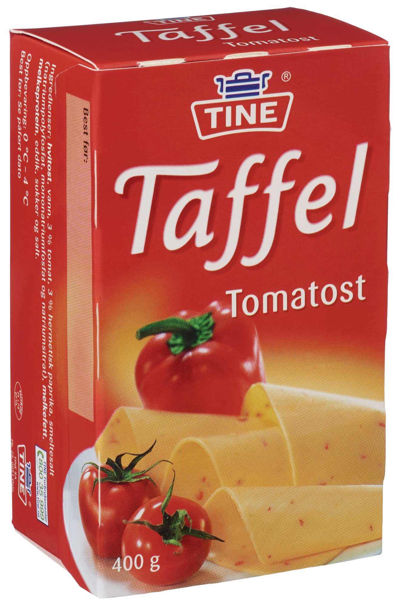 Taffel tomat pimiento 400g