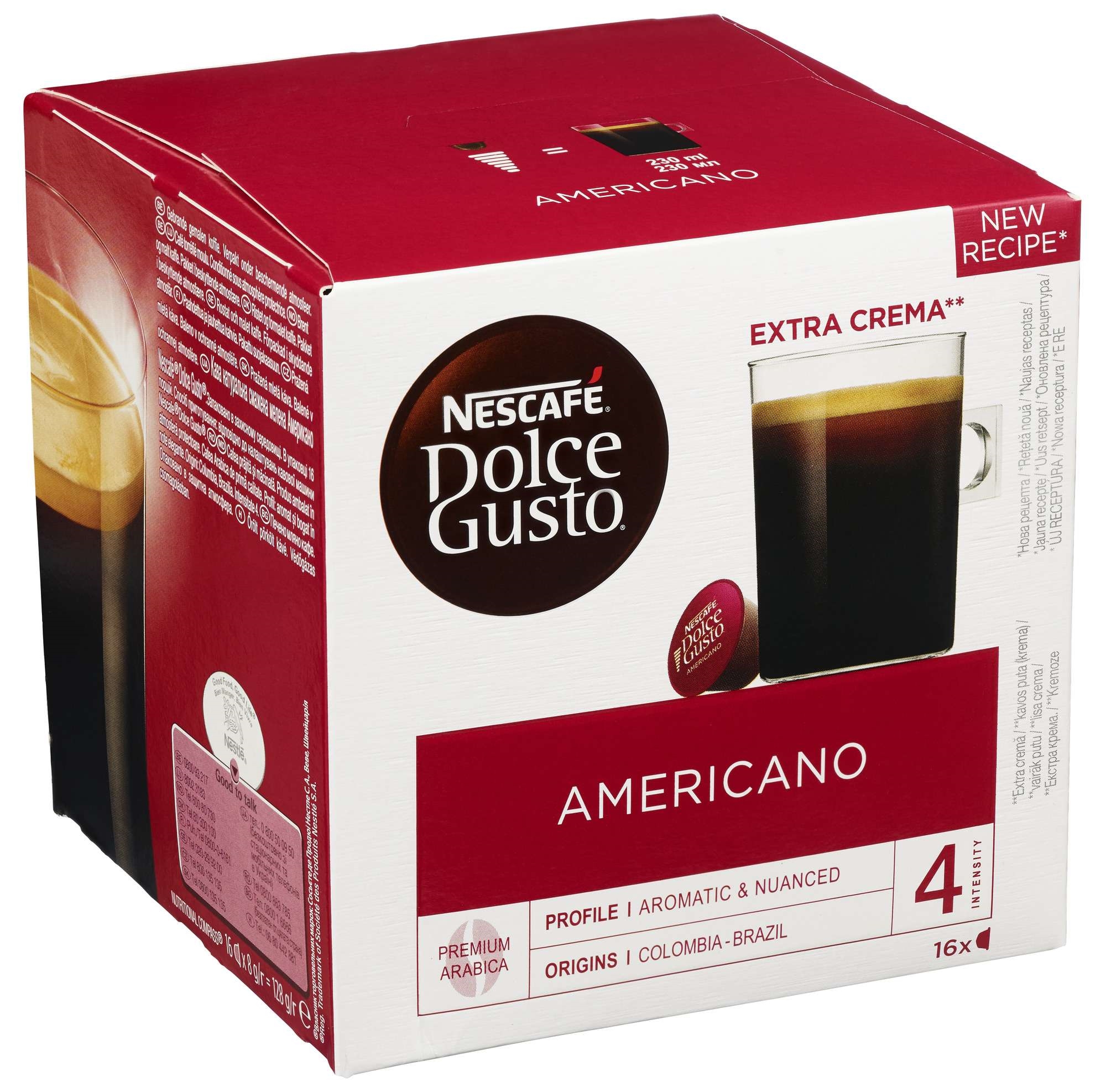 Dolce gusto americano 128g