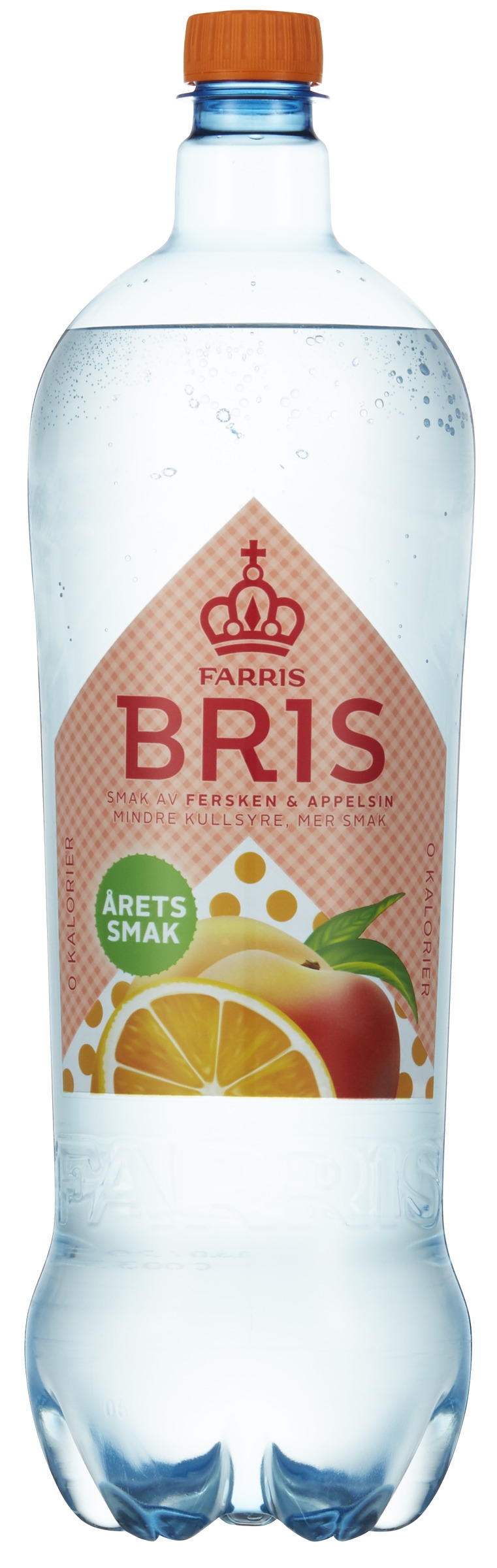 Farris bris fersken appelsin   8x1,5l