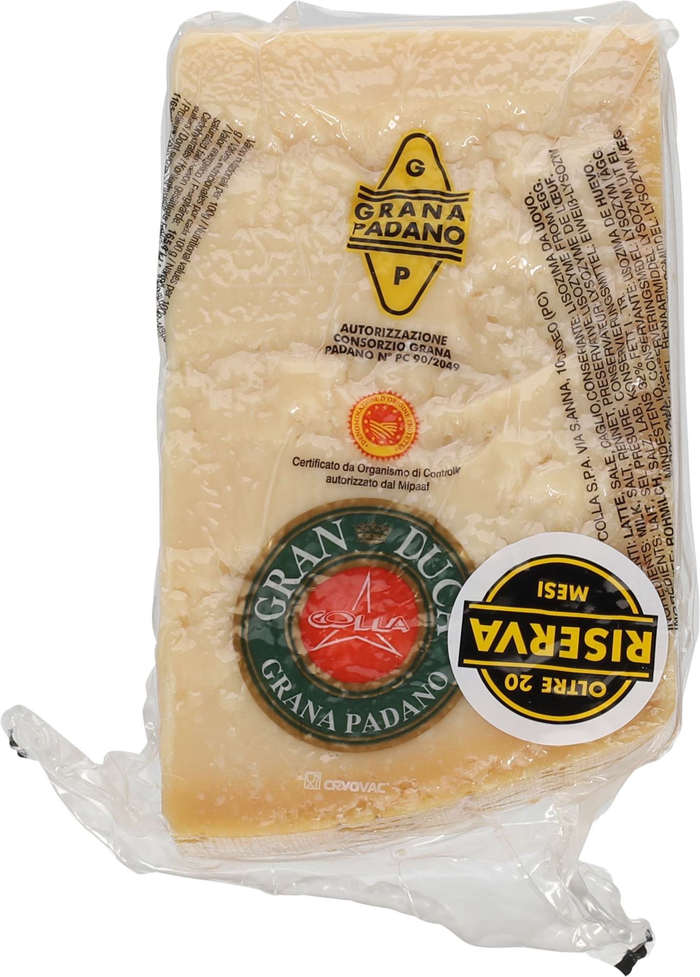 Grana padano dop 20mnd 10xca1kg