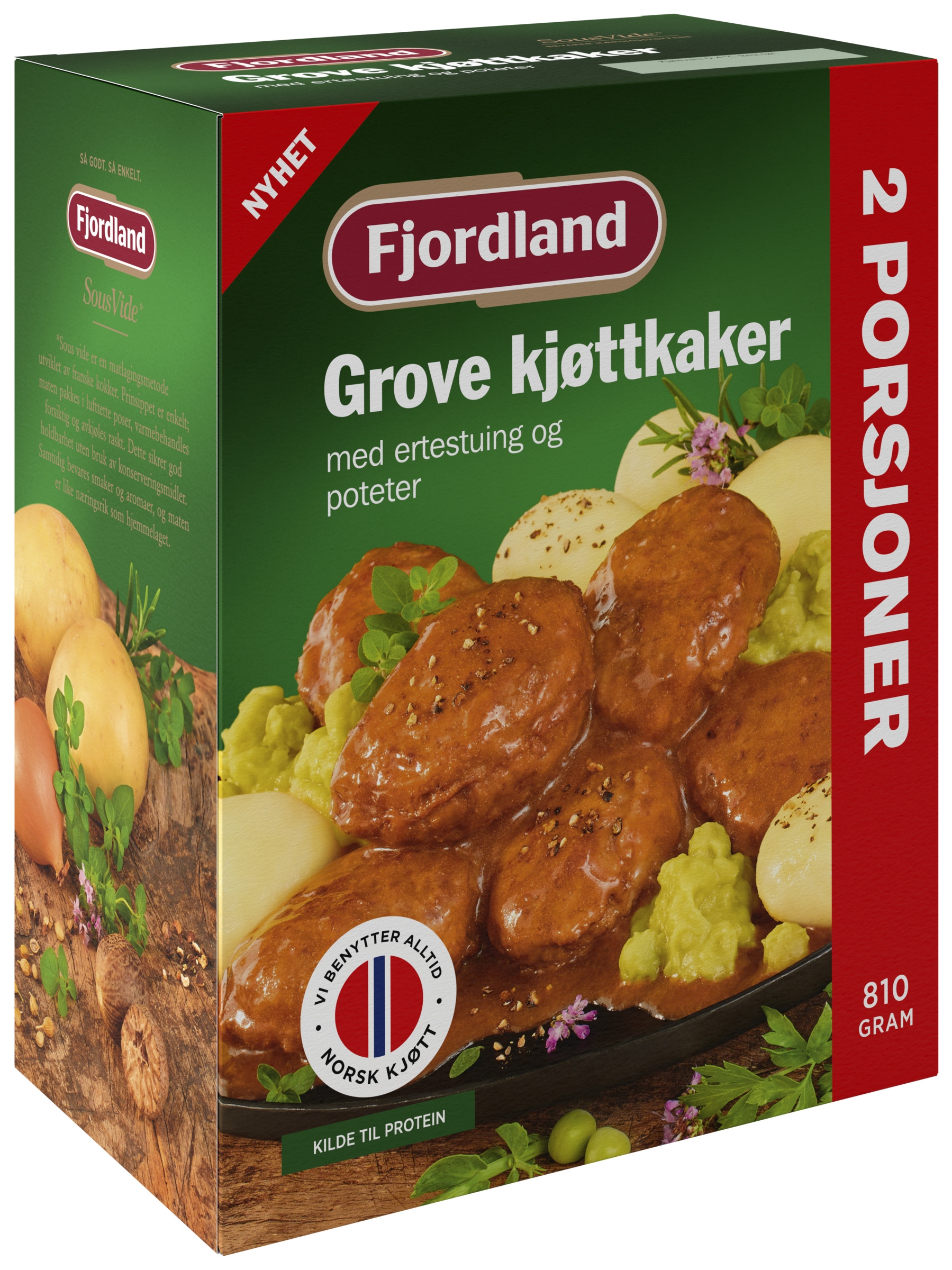 Coarse meatballs in brown sauce   810g