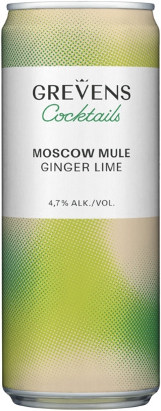 Grevens cocktails moscow mule ginger lime 4,7% 20x33cl