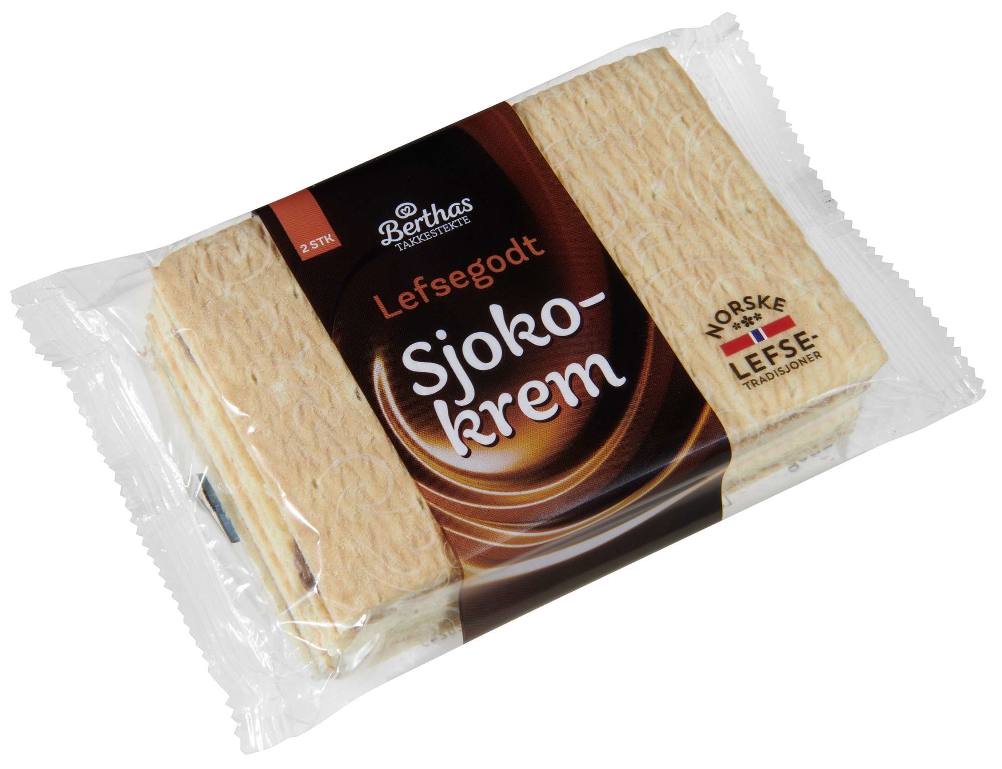 Lefsegodt sjokokrem 2pk 220g