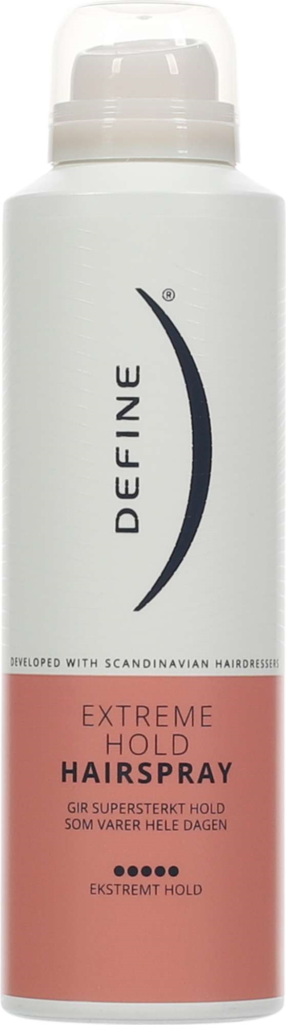 Define extreme hold hairspray   200ml