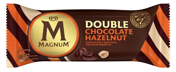 Magnum double chocolate hazelnut småis 88ml
