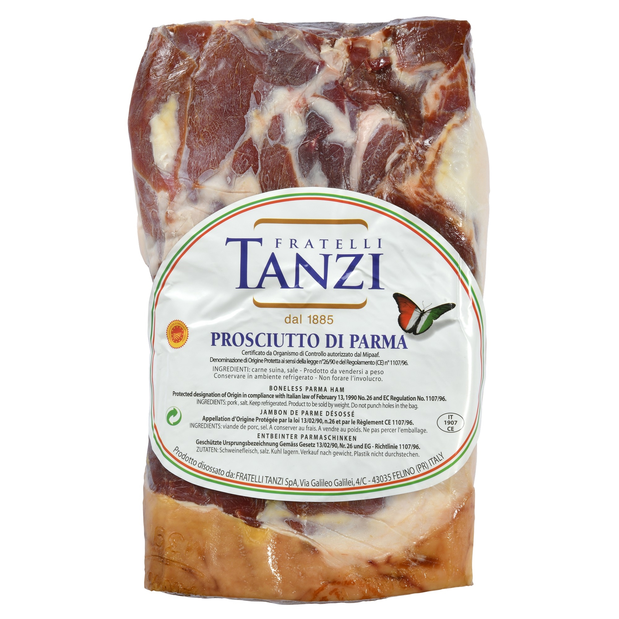 Parmaskinke blokk   3xca4,5kg