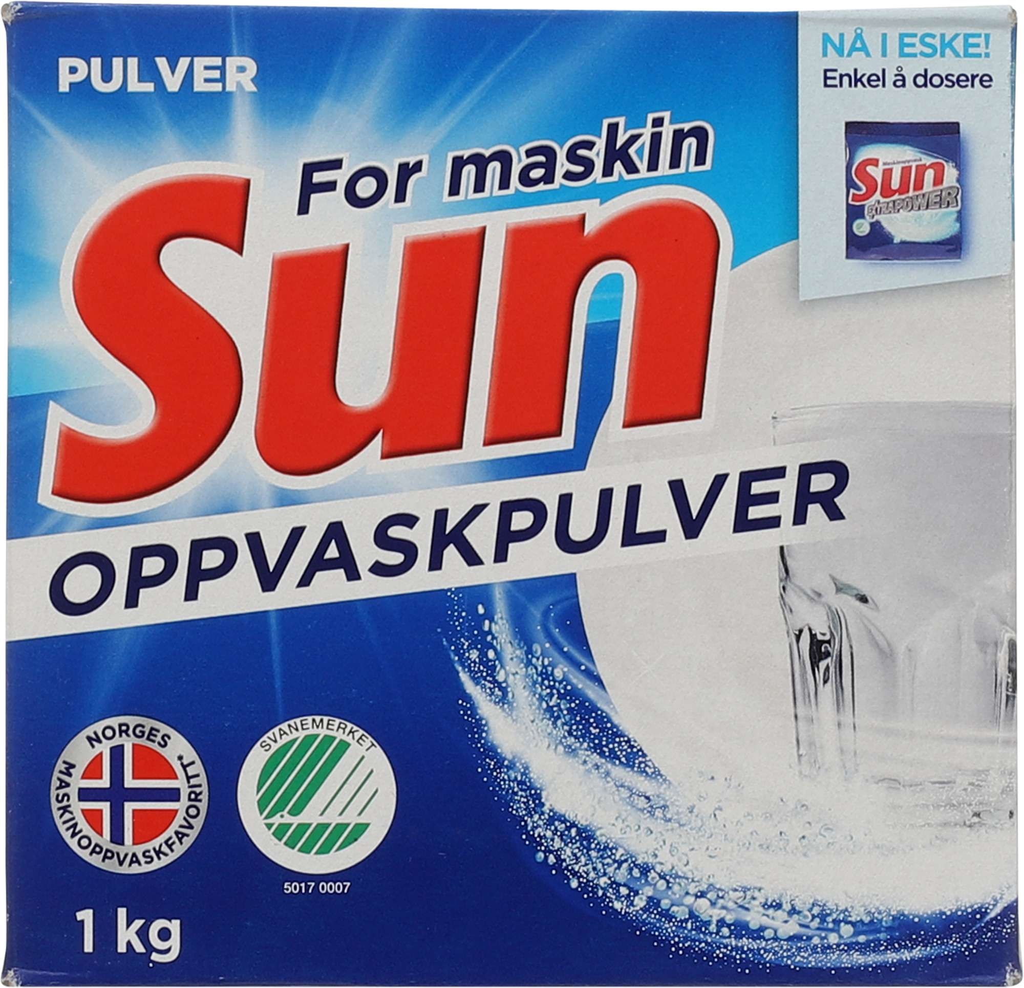 Sun maskinoppvaskpulver 1kg