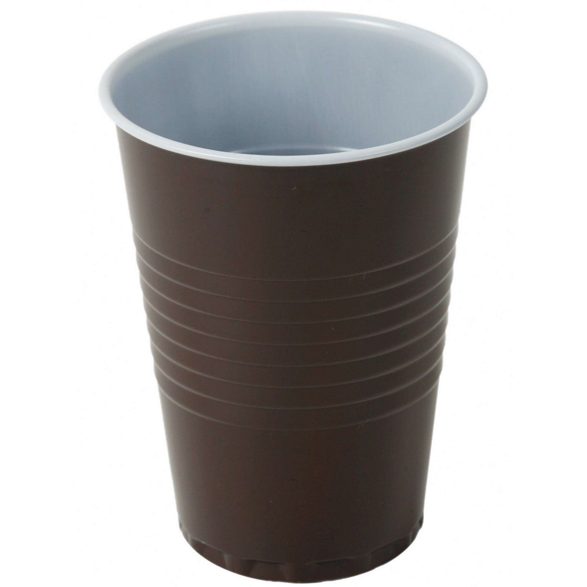 Plastbeger, brun 180ml         100stk