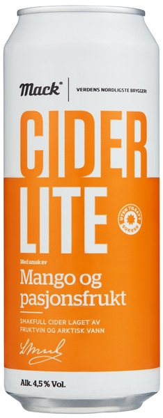 Cider lite mango/pasjonsfrukt bx 4,5% 24x0,5l