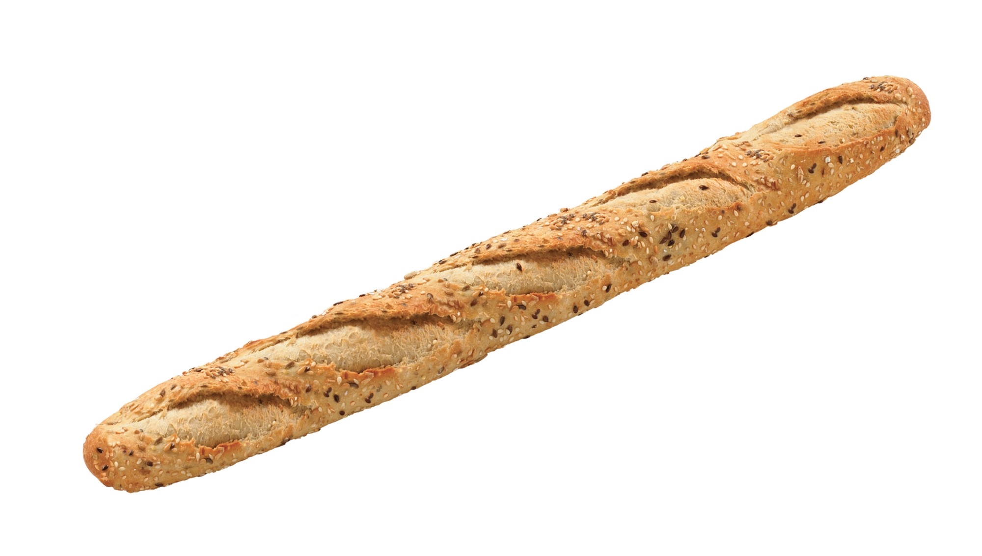 Baguette med frø 52cm   32x250g