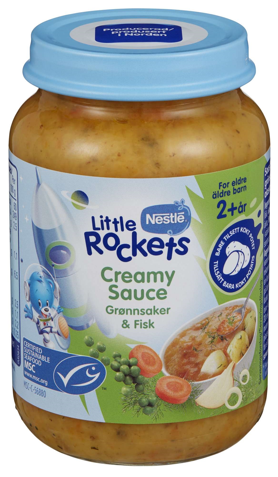 Little rockets creamy sauce 2år 190g