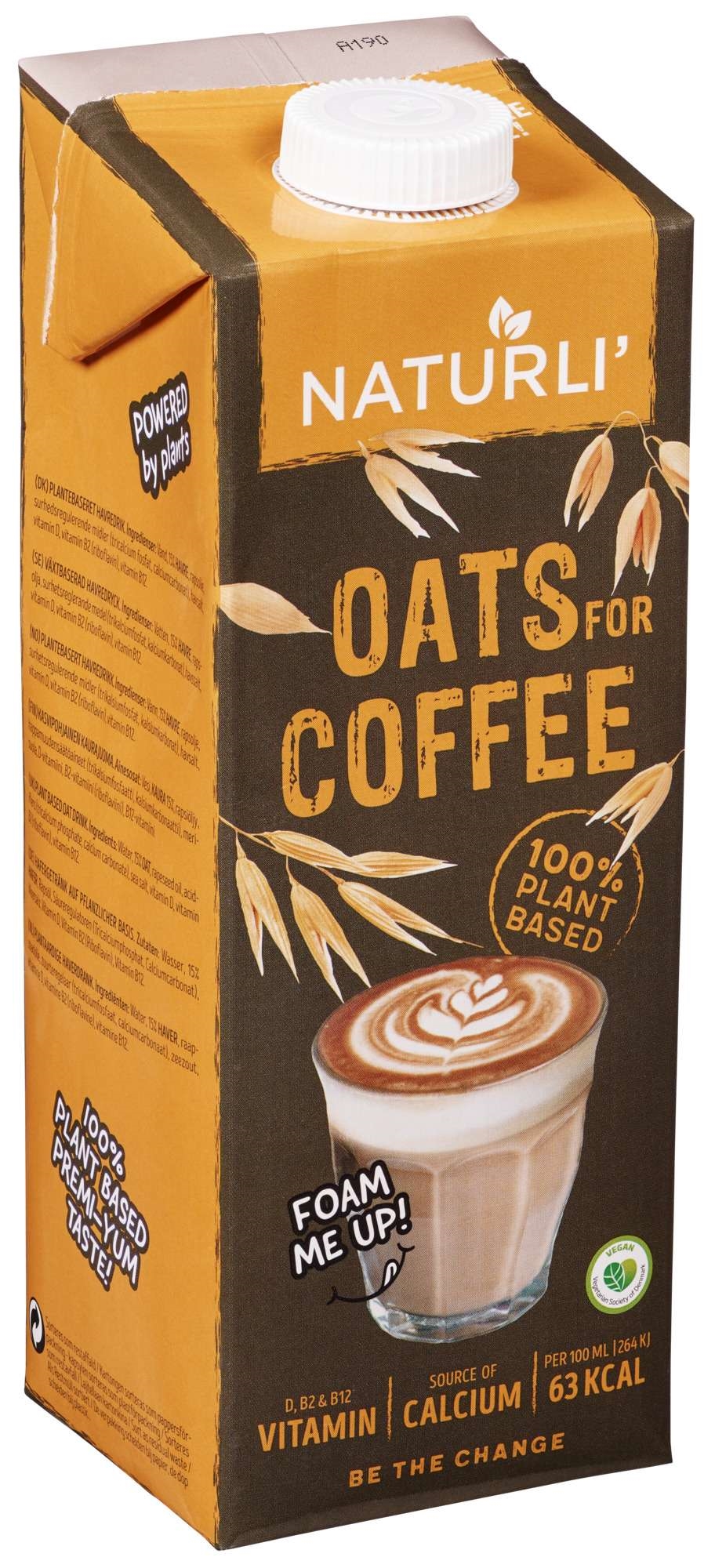 Naturli' oats for coffee 1l