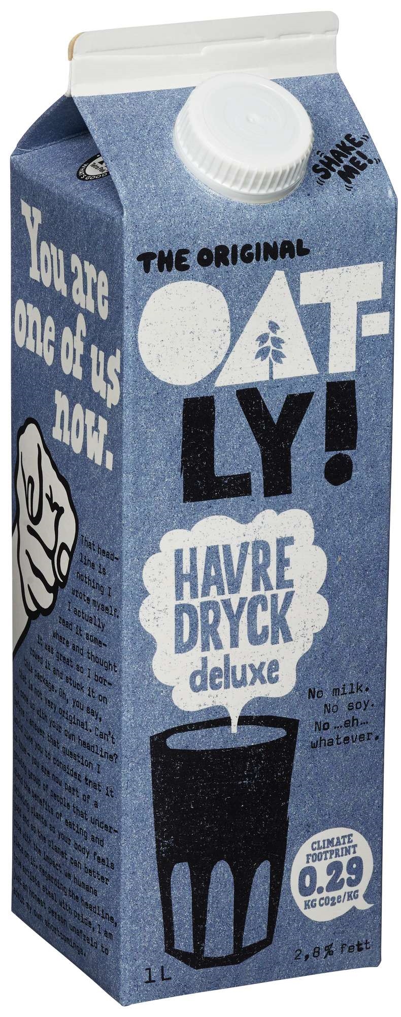 Havredrikk deluxe 2,8% fett 1l