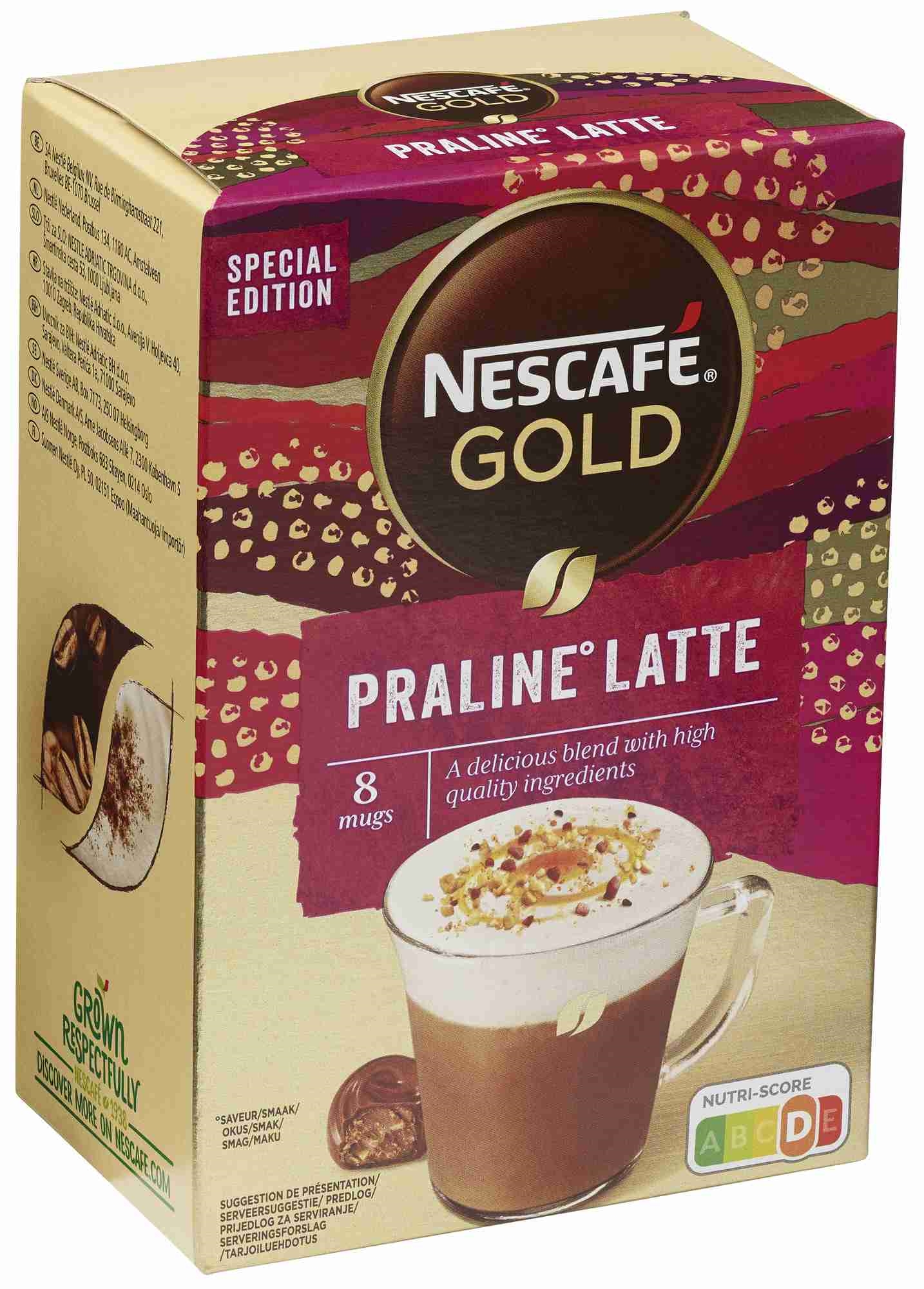 Nescafe gold praline latte 144g