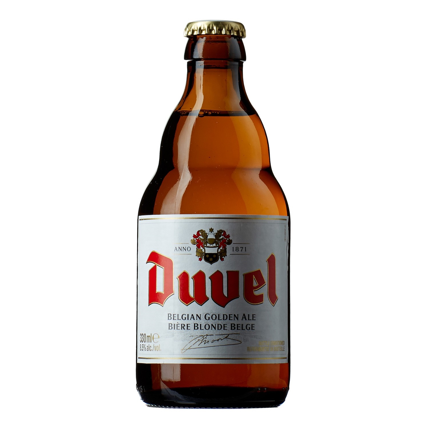 Duvel golden ale  8,5%  24x33cl