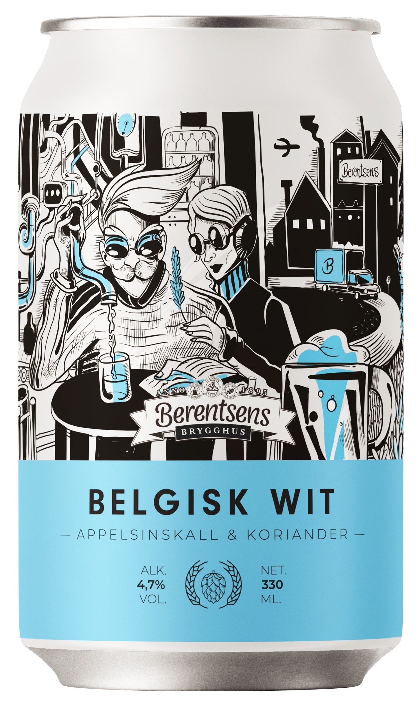 Berentsen belgisk wit 4,7% 24x33cl
