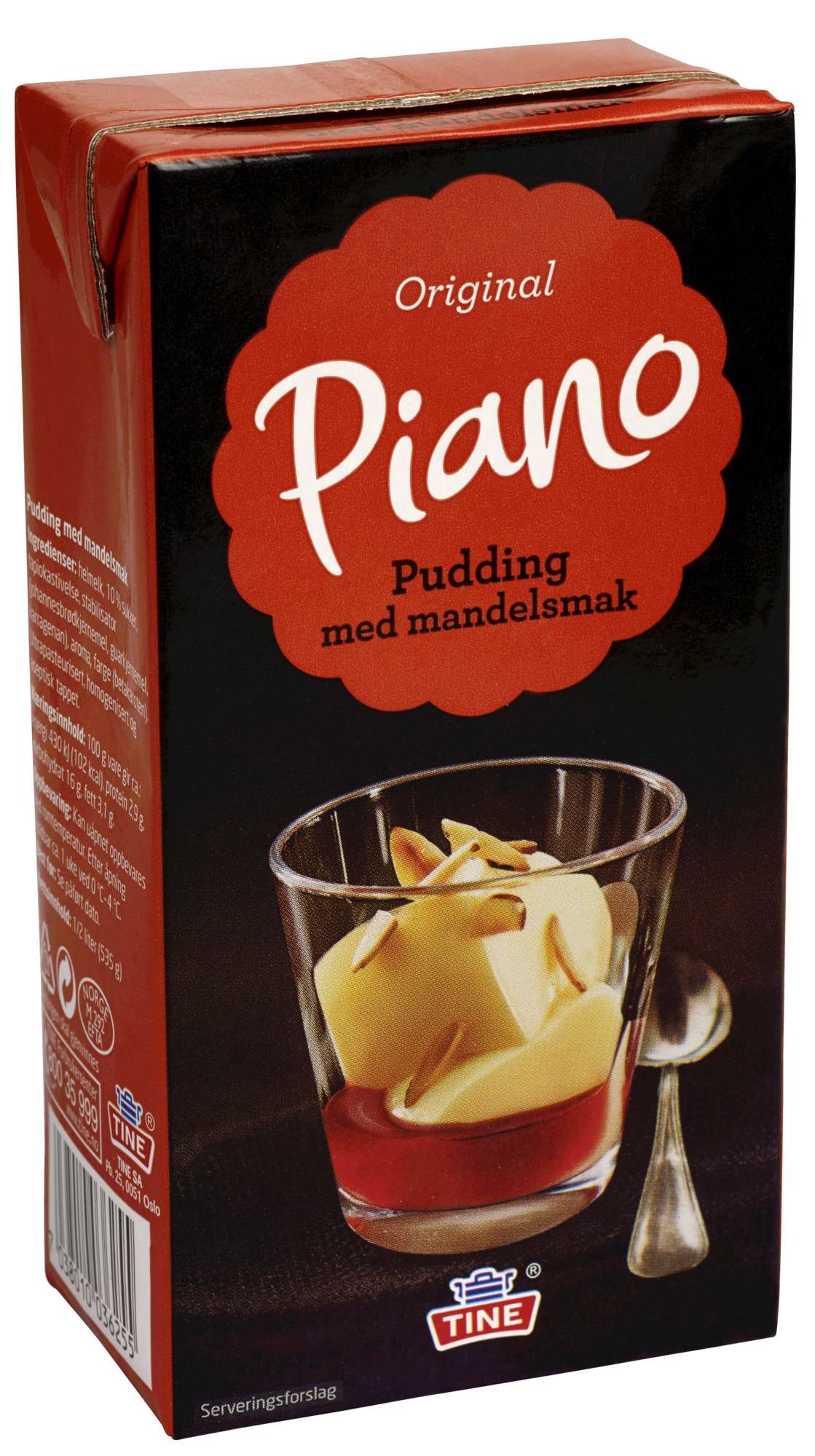 Almond pudding piano 1l