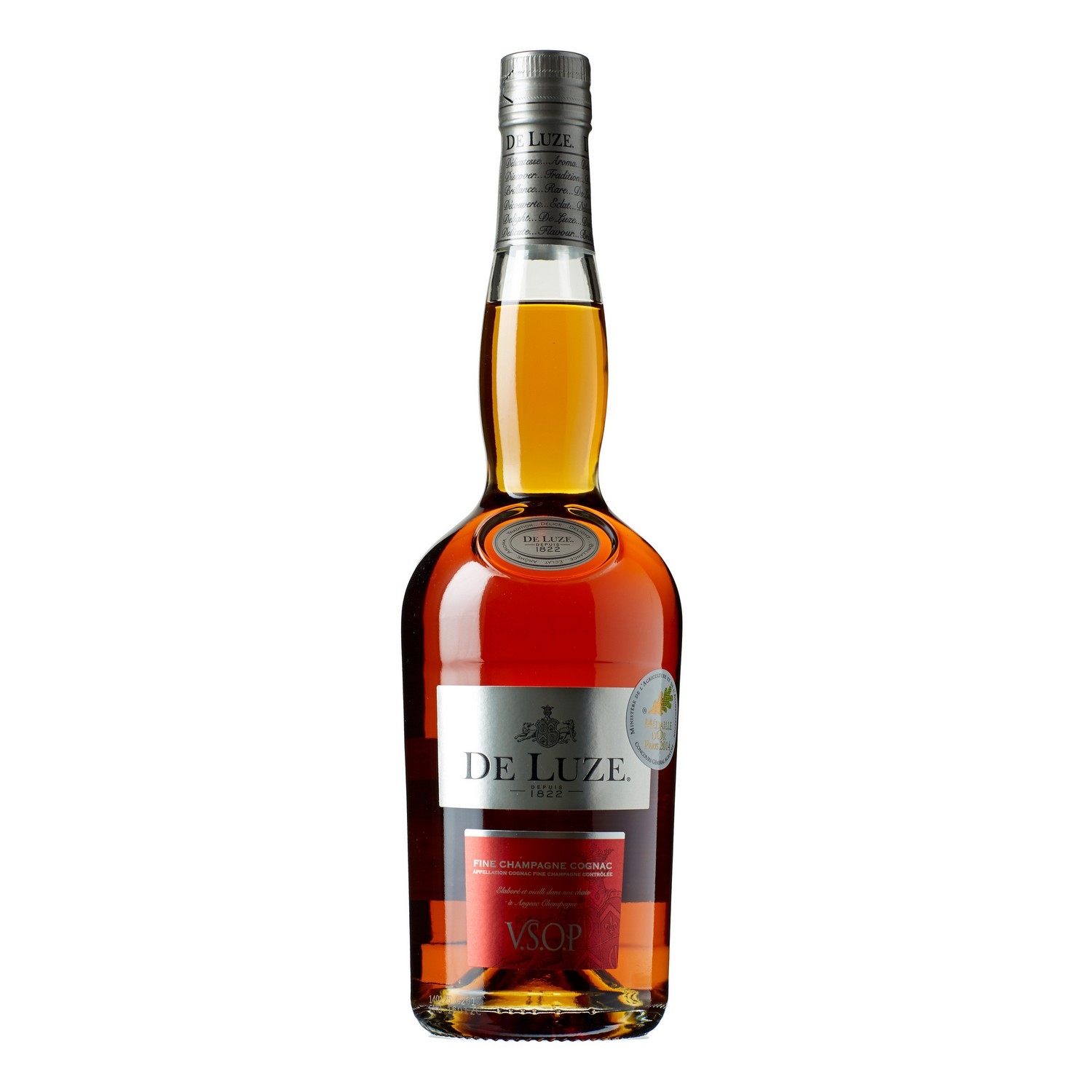 De luze cognac v.s.o.p. fine champagne  40%  70cl