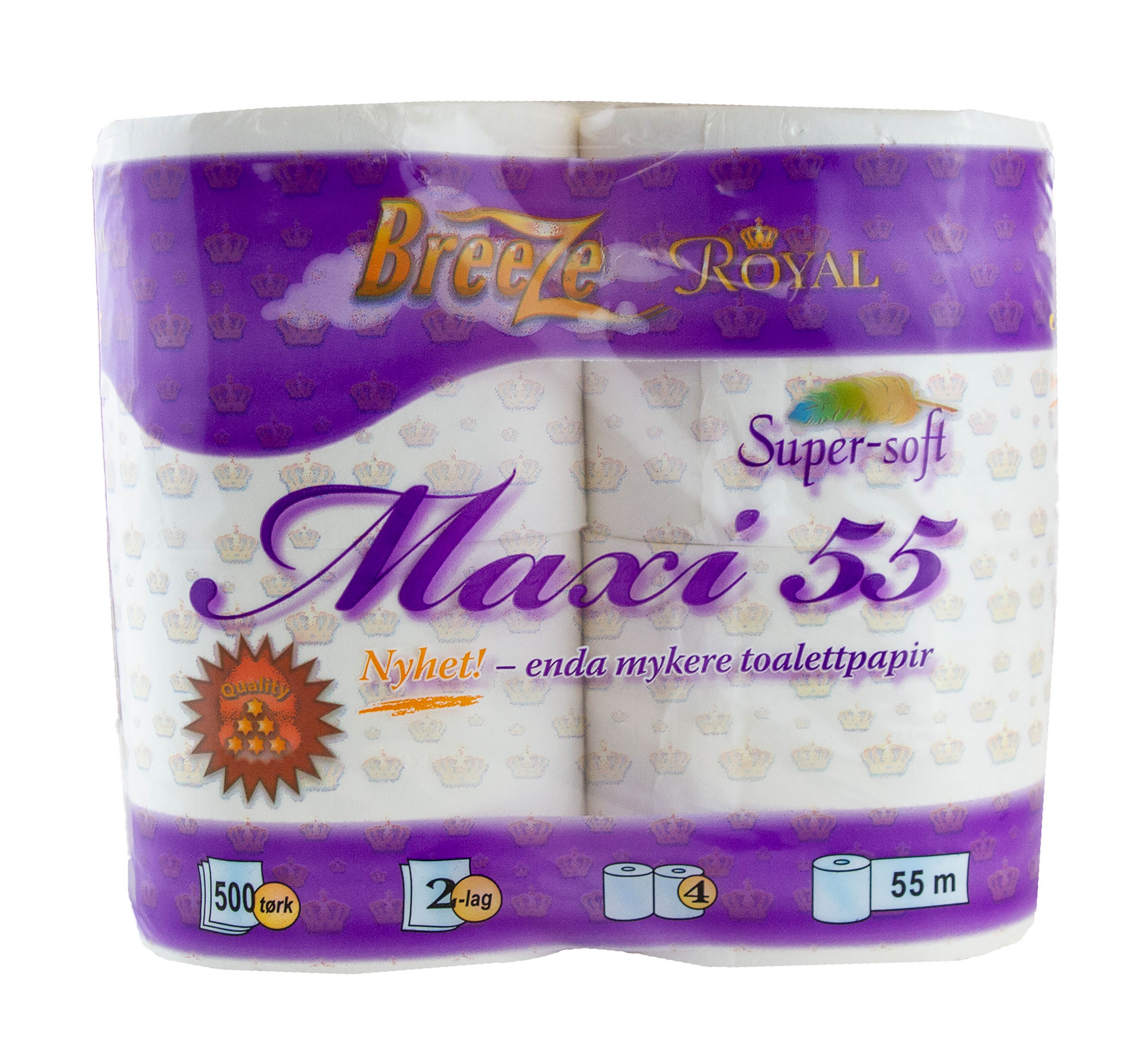 Toalettpapir små rull maxi 55 royal 2lag 20rl