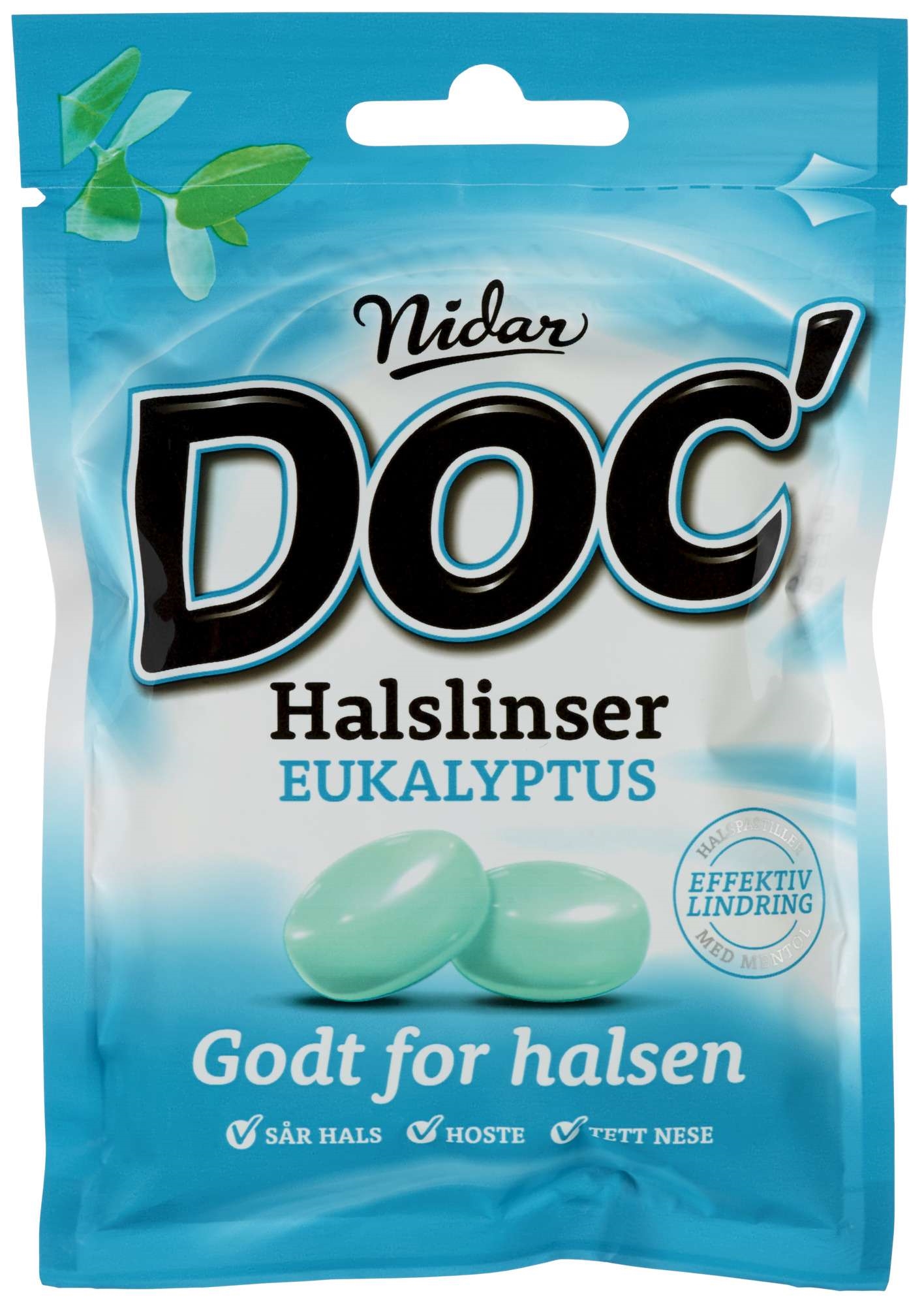 Doc halslinser eukalyp. 60g
