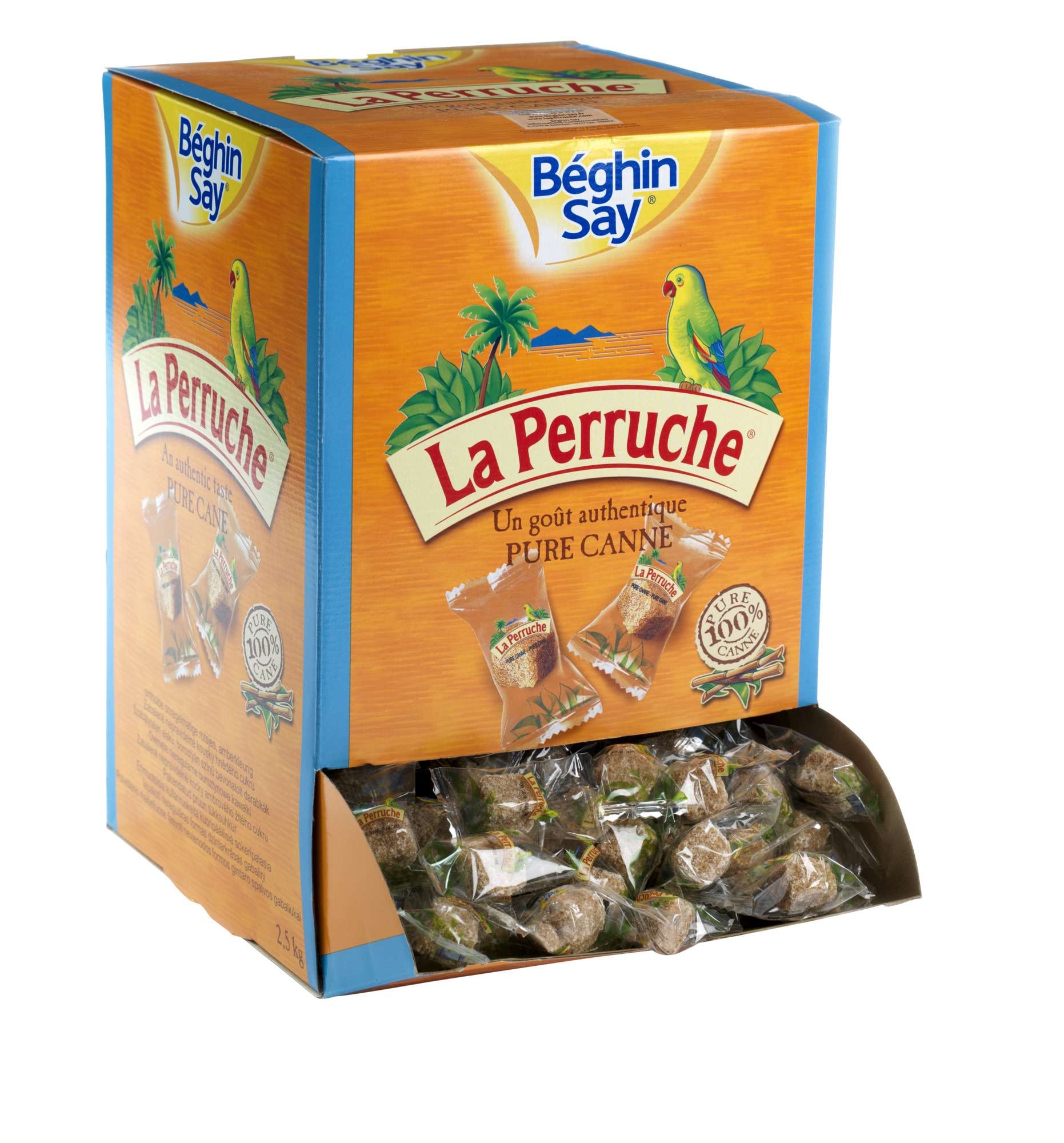 Sukkerbiter brune display 2,5kg