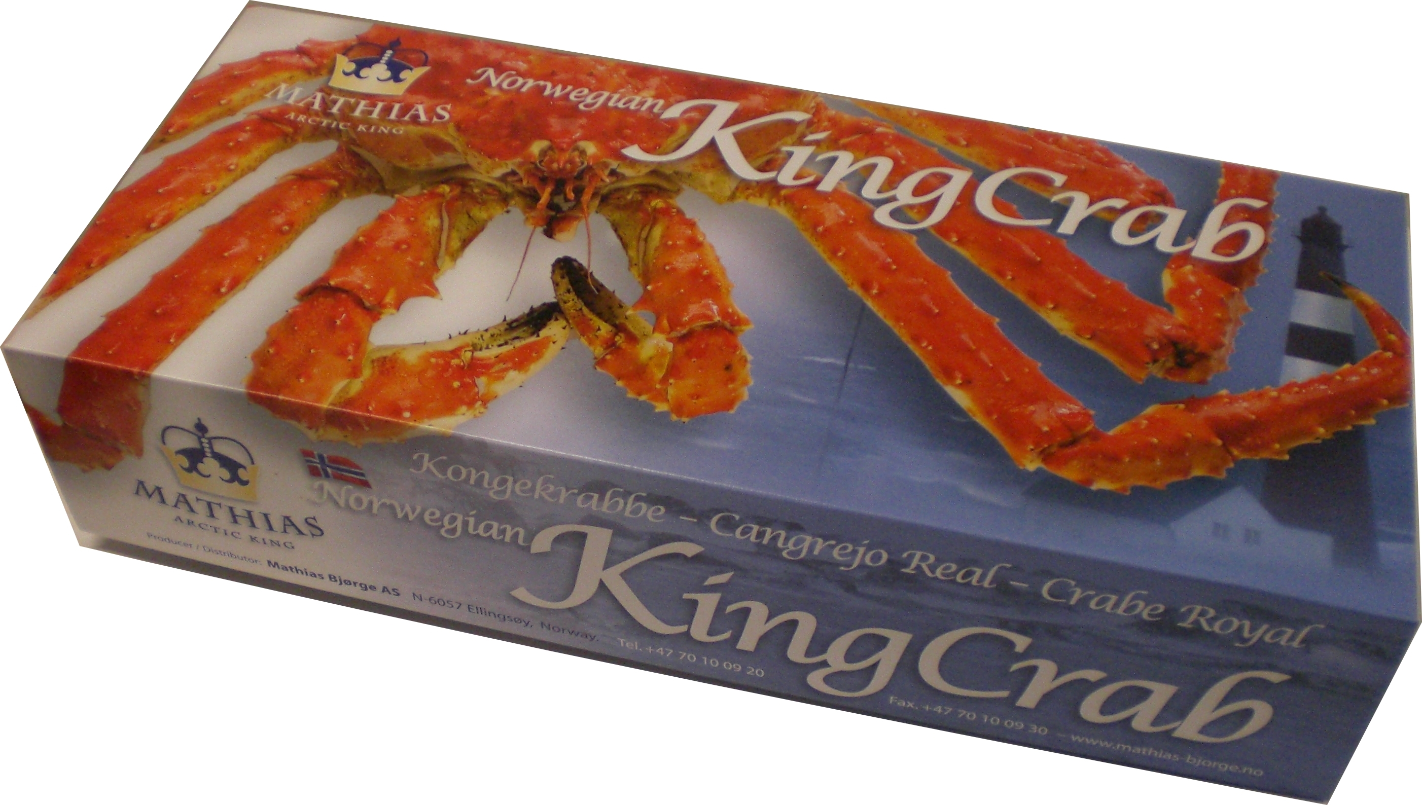 Kongekrabbe kokt 5kg
