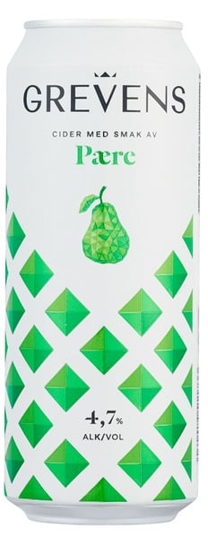 Grevens pærecider bx  4,7%  24x50cl