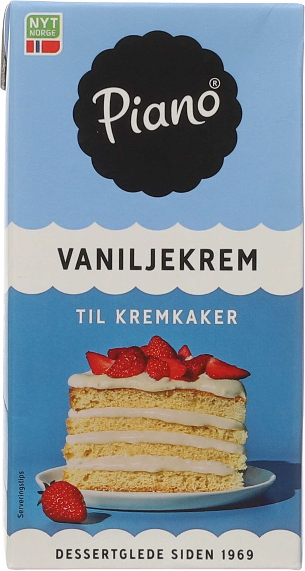 Tine piano vaniljekrem 0,5l