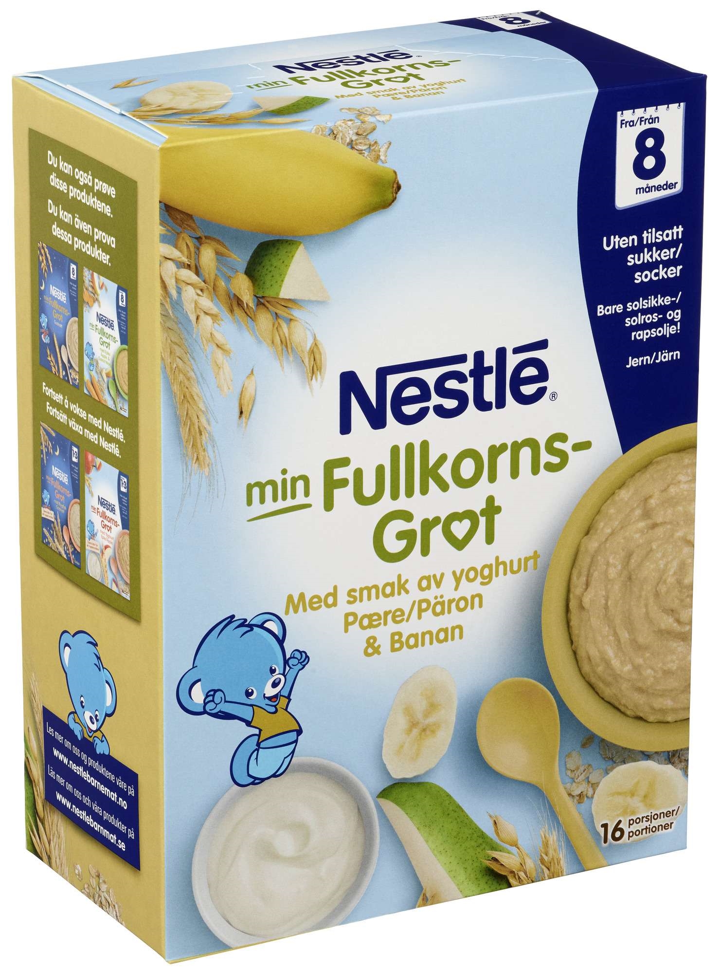 Porridge brans yoghurt,peat,banana 8mth 480g