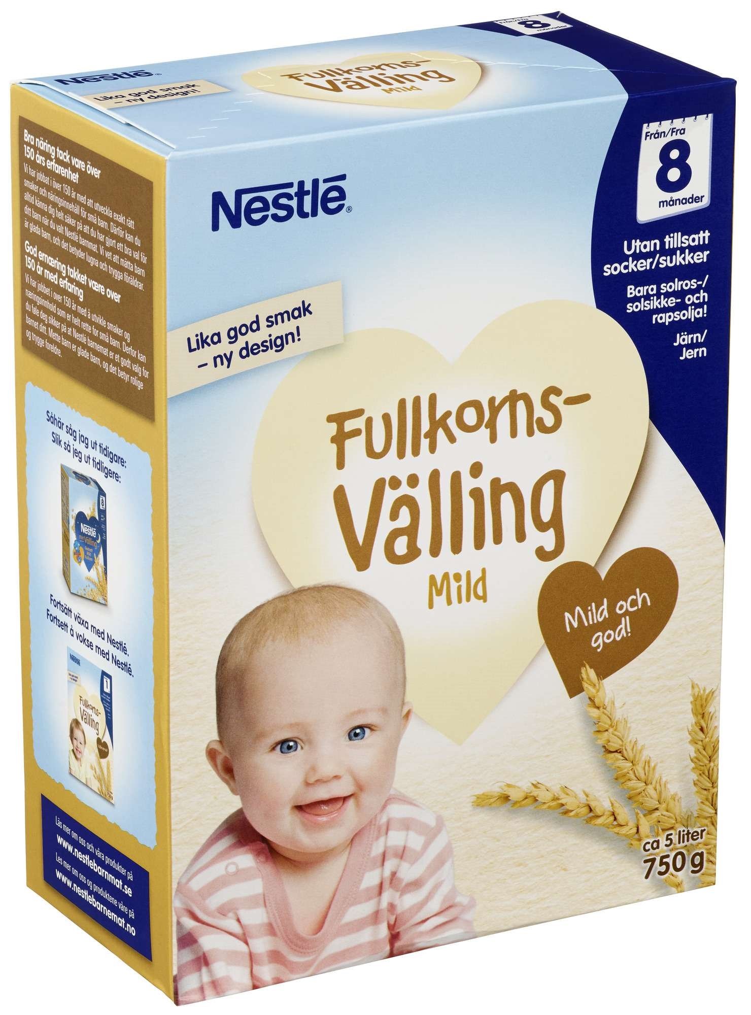 Velling god natt mild fullkorn 8m  750g