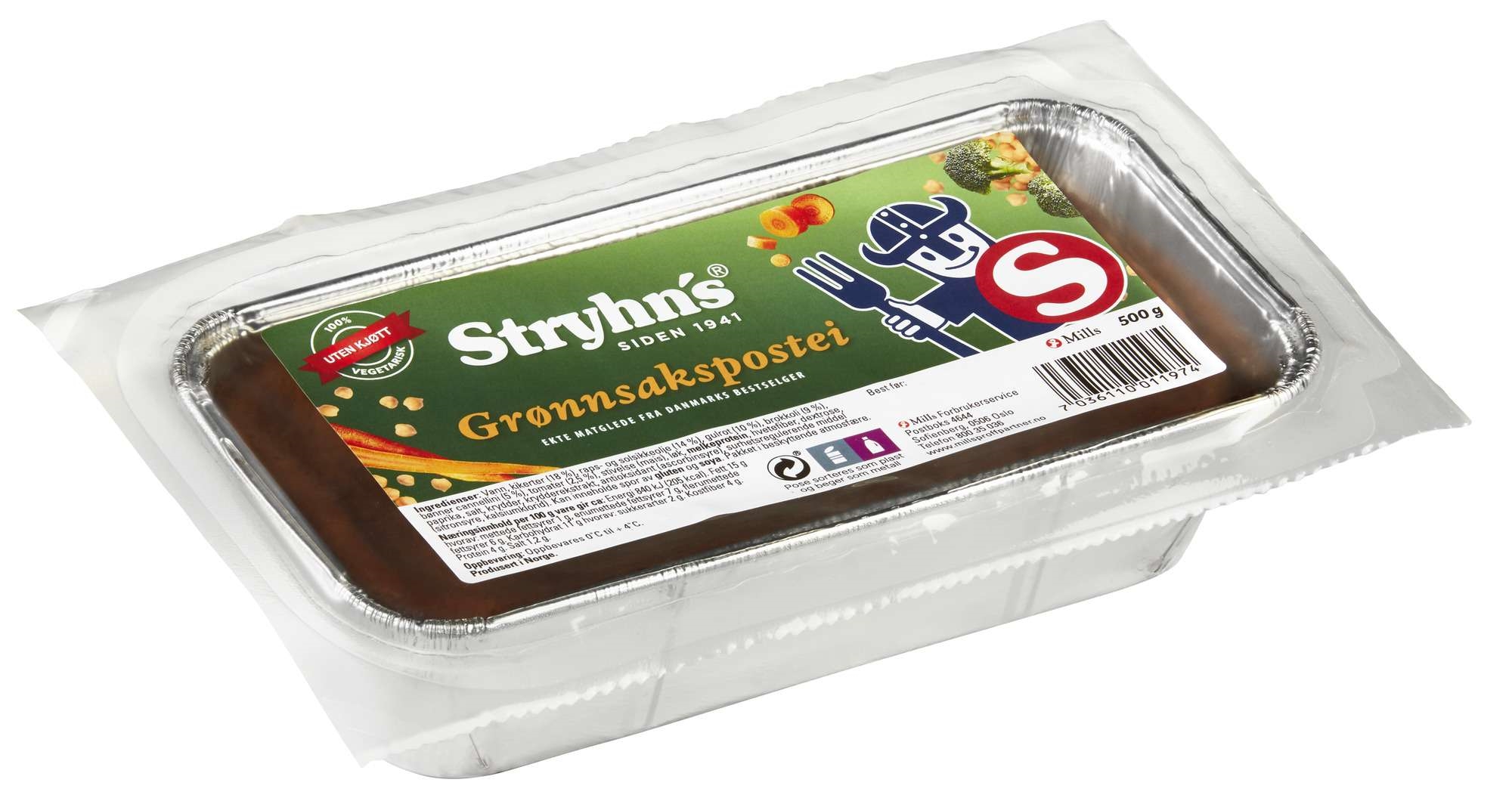 Grønnsakspostei   500g