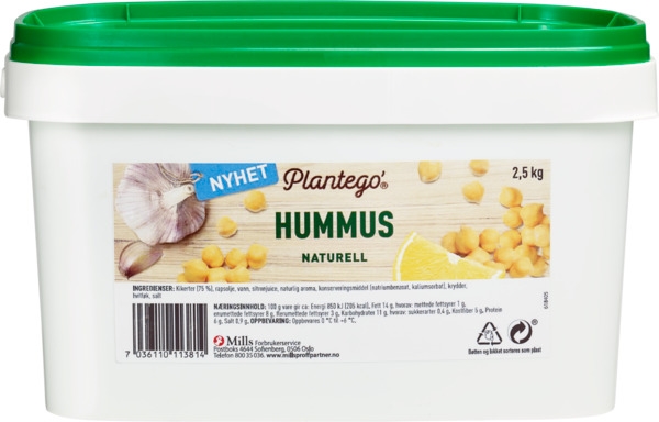 Hummus naturell 2,5kg