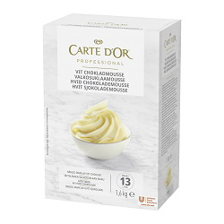 Hvit sjokolademousse 13l 1,6kg