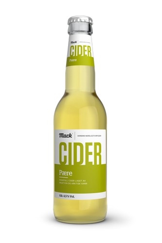 Mack cider pære fl  4,5%  24x33cl