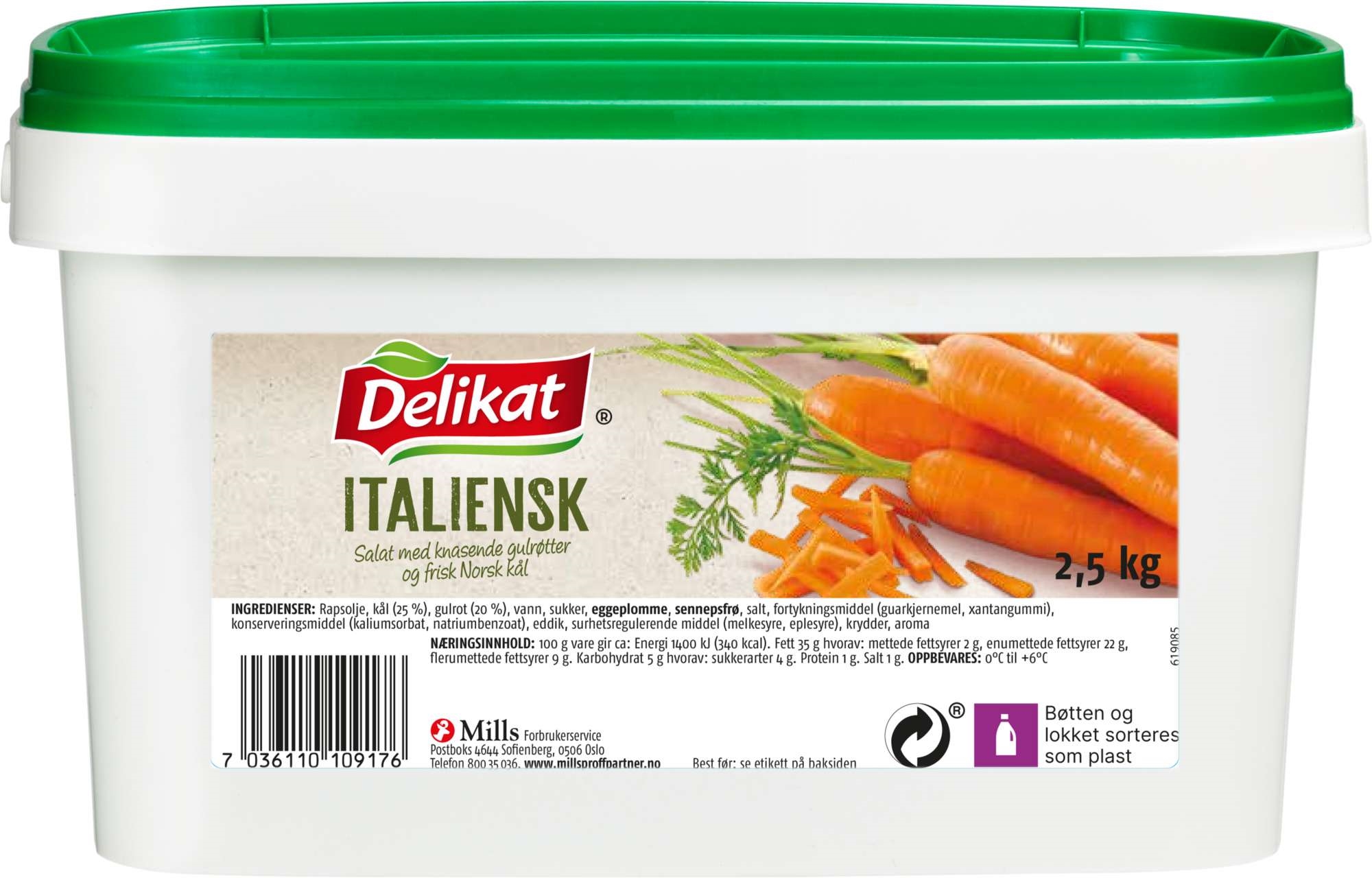 Italiensk salat 2,5kg