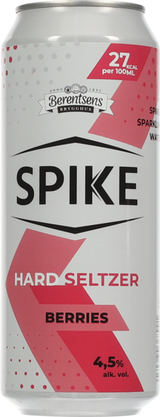 Spike berries hard seltzer 4,5% 24x50cl