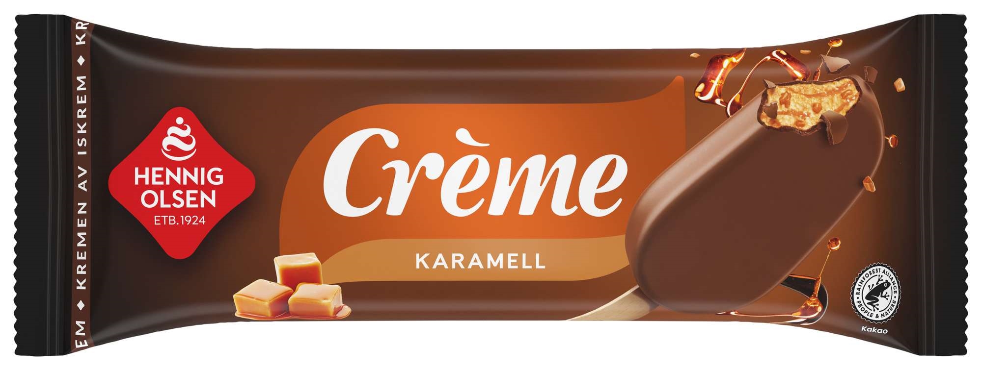 Creme premium caramel ice cream   100ml