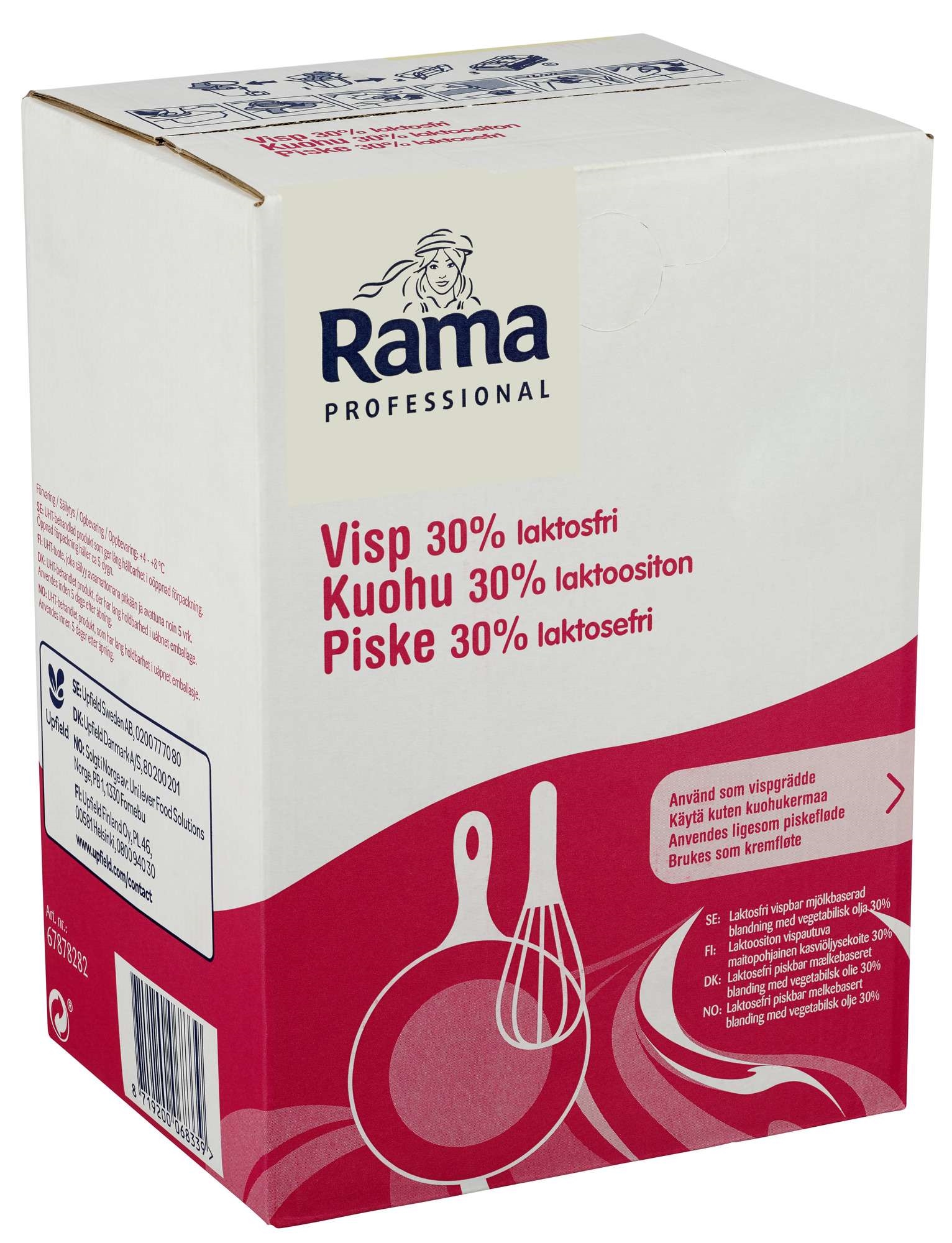 Piske 30% laktosefri bib 10l