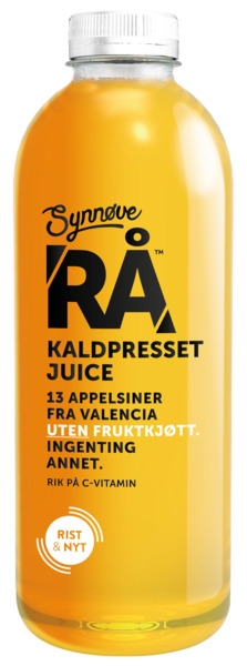 Rå kaldpresset appelsinjuice  1l