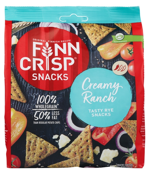 Rye snack creamy ranch 150g