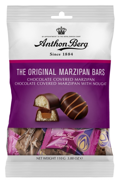 Anthon berg original marzipan bars  110g