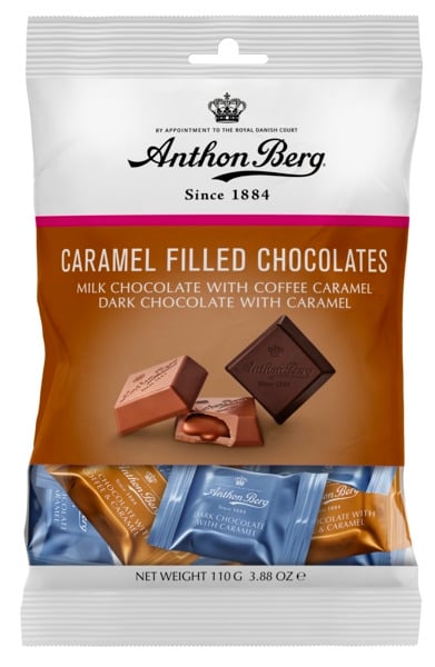 Anthon berg caramel filled chocolates  110g