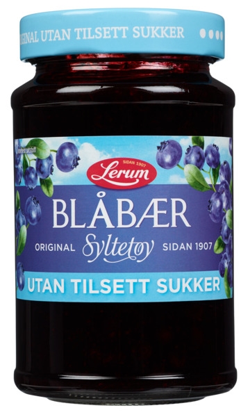 Blåbær original u/sukker  435g